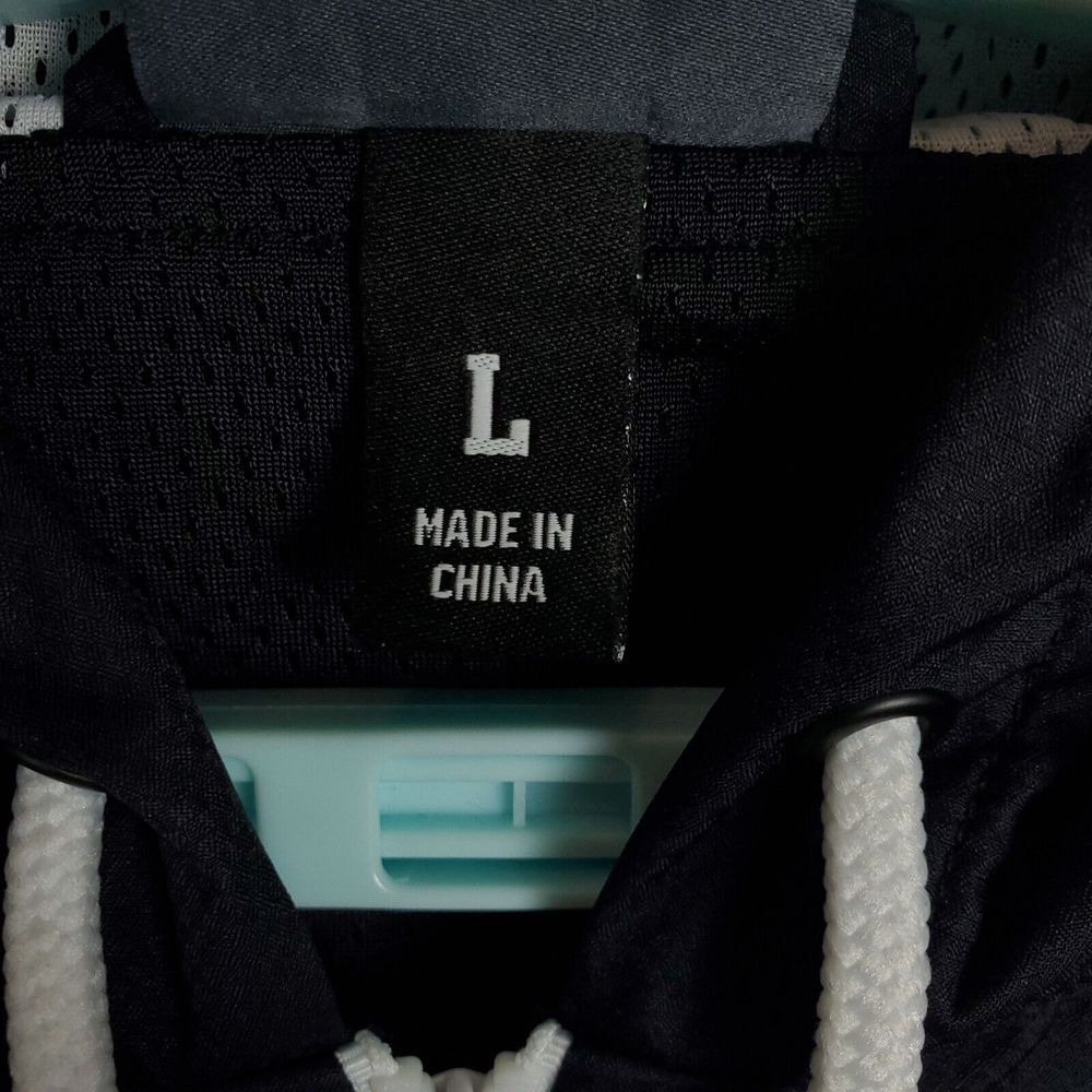 Mastermind World Mitchell & Ness Large Windbreaker Jacket 2023 Collab Black‎ New - Picture 10 of 12